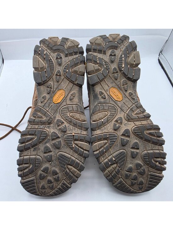 Merrell Moab 3 Mid Mens Size 8 Brown Hiking Shoes Camping Outdoors Vibram main image 9
